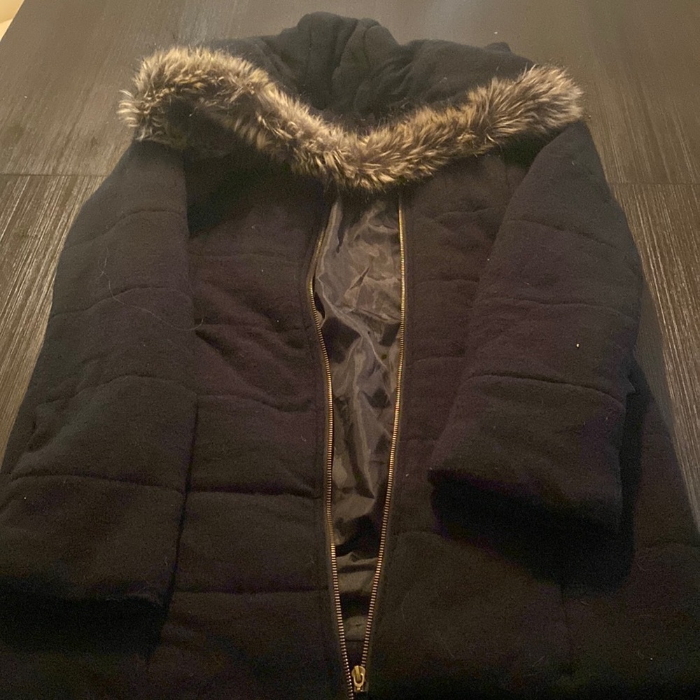 Cecico Women’s Large Black Hooded Jacket
